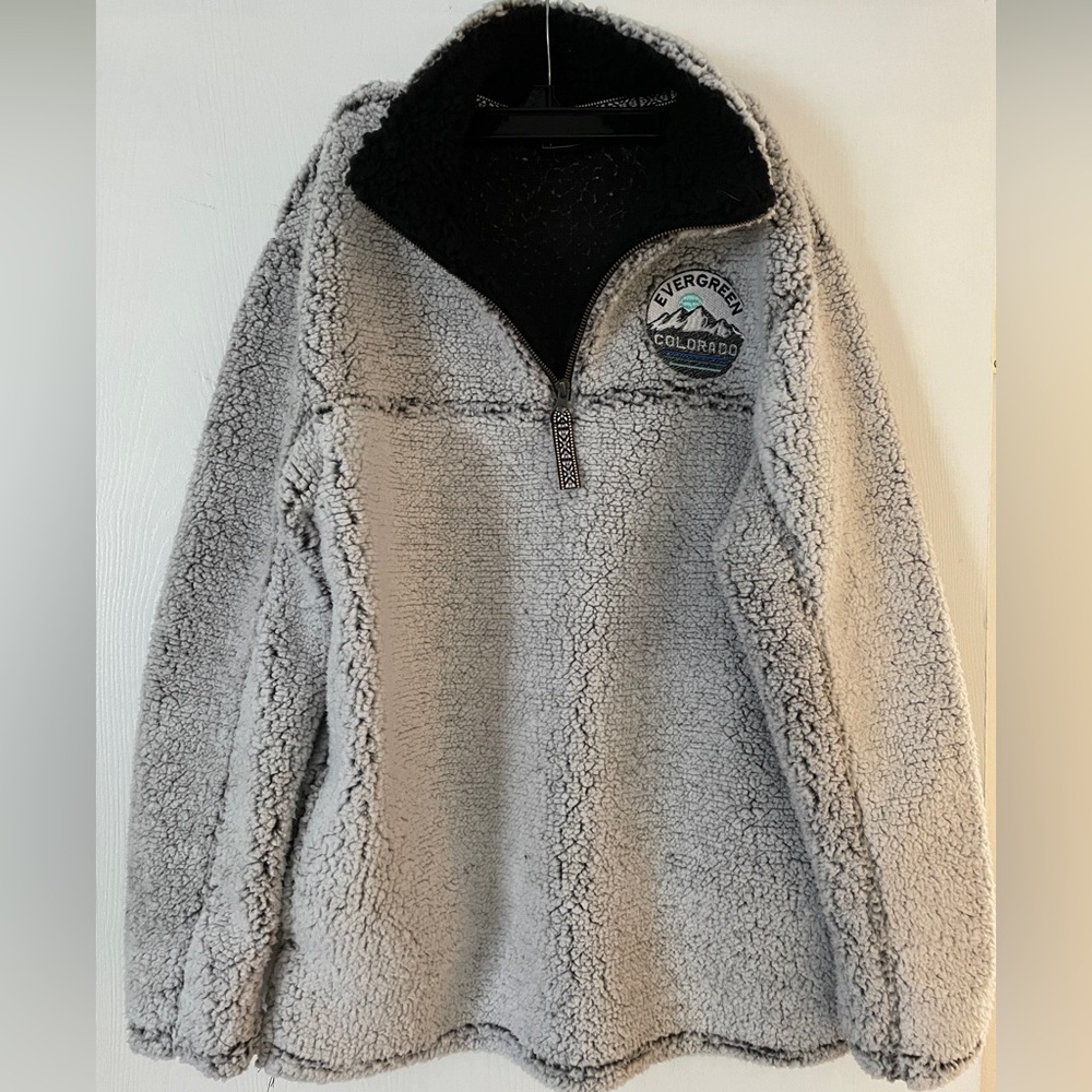 🌻5/$16🌻Soft and fuzzy teddy 1/4 zip jacket